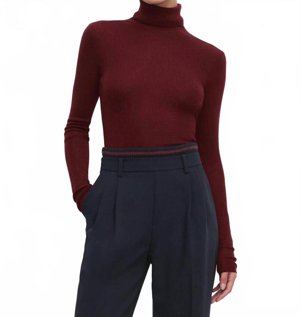 NEW FAVORITE DAUGHTER amelia slim fit top in vino